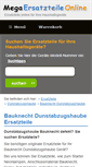 Mobile Screenshot of bauknecht-ersatzteile-dunstabzugshaube.mega-ersatzteile-online.de