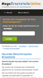 Mobile Screenshot of hyundai-ersatzteile-geschirrspuler.mega-ersatzteile-online.de