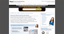 Desktop Screenshot of bauknecht-ersatzteile-waschmaschine.mega-ersatzteile-online.de