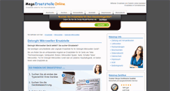 Desktop Screenshot of delonghi-ersatzteile-mikrowellen.mega-ersatzteile-online.de